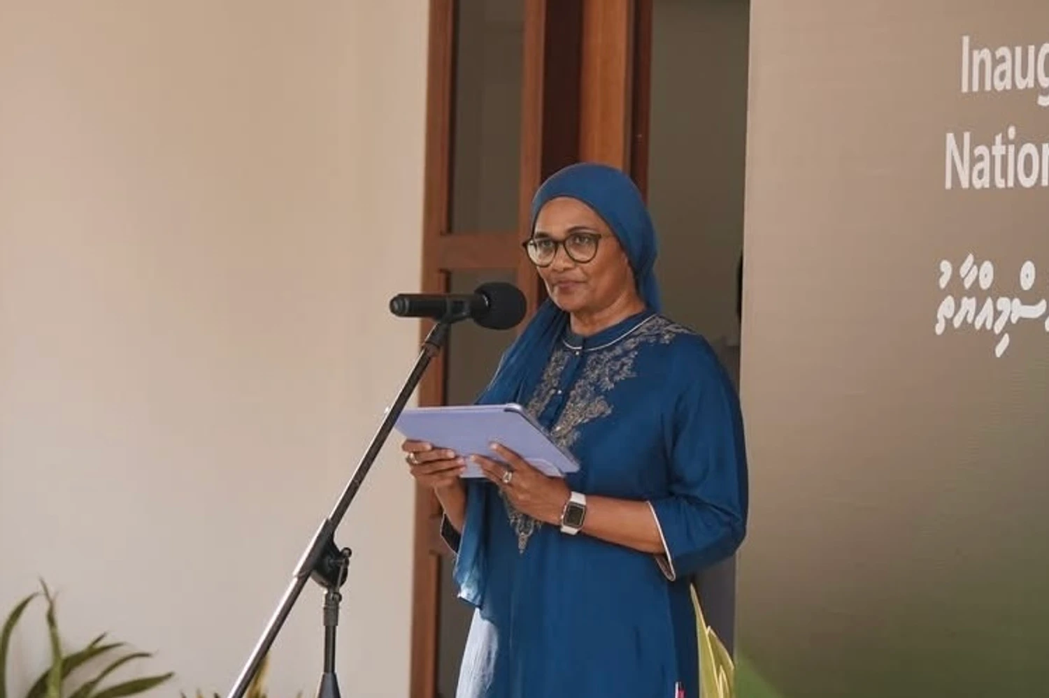 photo for "ނޭޝަނަލް އެގްރިކަލްޗަރ ލެބޯޓްރީ" ހުޅުއްވުމުގެ ރަސްމިއްޔާތުގައި ވަޒީރު، ދެއްކެވި ވާހަކަފުޅު