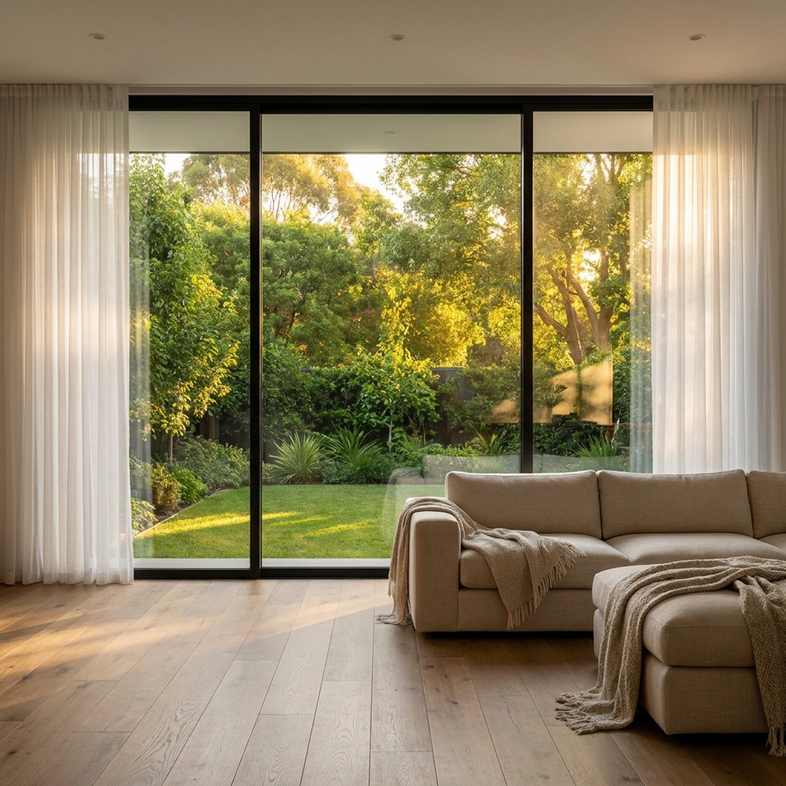 Product image - Mullion living room looking out