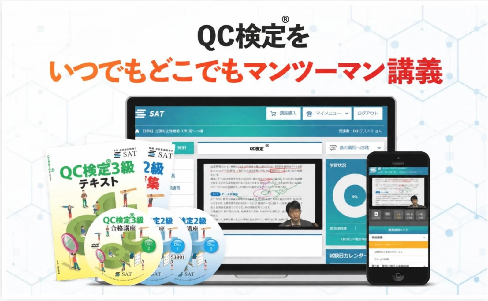 自慢のSAT教材の内容をぜひご確認ください。