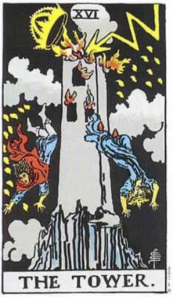 Tarot - Tarô - 16 - A Torre