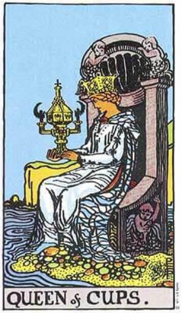 Tarot - Tarô - Dama ou Rainha de Copas