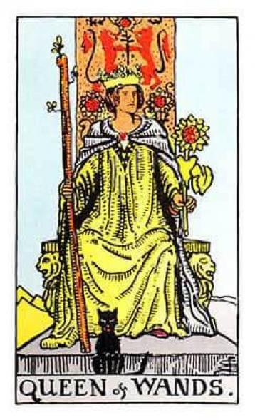 Tarot - Tarô - Dama ou Rainha de Paus