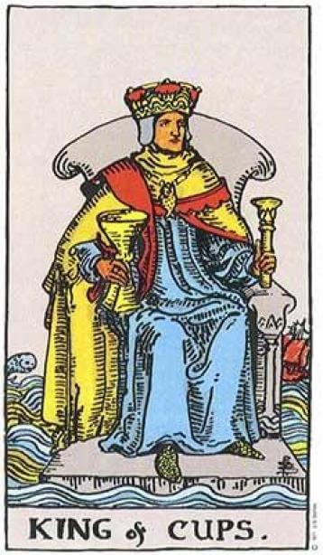 Tarot - Tarô - Rei de Copas