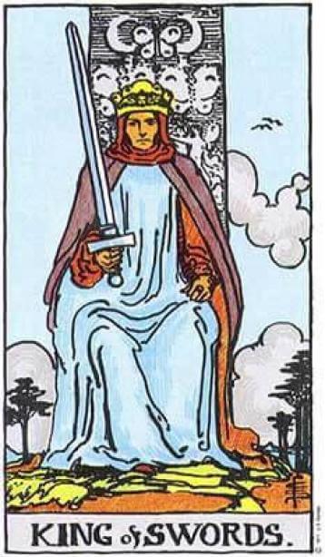 Tarot - Tarô - Rei de Espadas