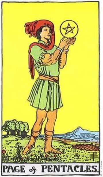 Tarot - Tarô - Valete ou Príncipe de Ouros