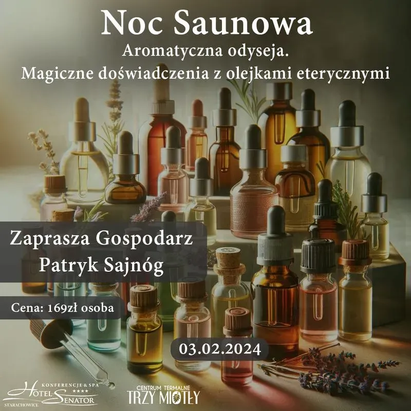 Zdjęcie wydarzenia Noc Saunowa - Aromatyczna odyseja
