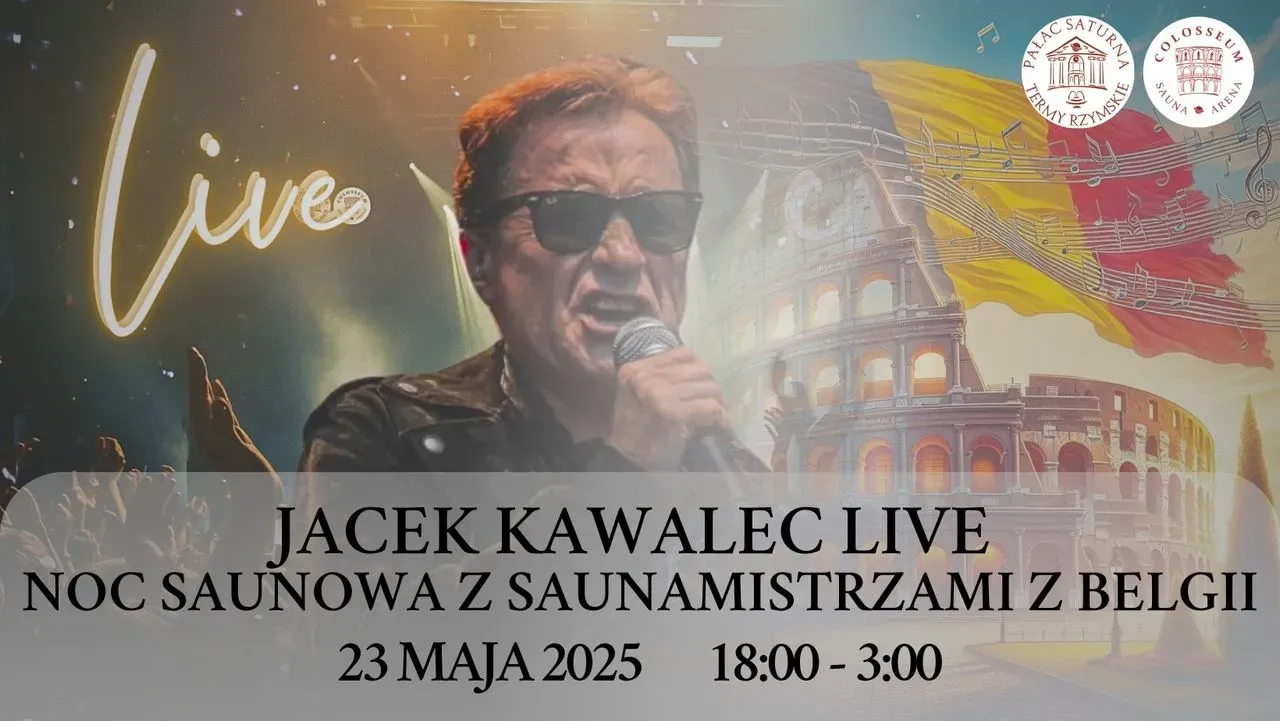 Zdjęcie wydarzenia Belgijska Noc Saunowa z Koncertem Jacka Kawalca