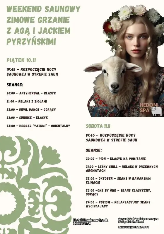 Zdjęcie wydarzenia WEEKEND SAUNOWY Z AGATĄ I JACKIEM PYRZYŃSKIM