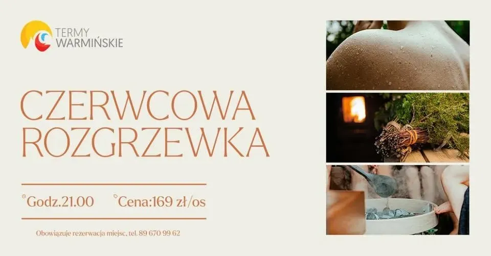 Zdjęcie wydarzenia NOC SAUNOWA I CZERWCOWA ROZGRZEWKA 