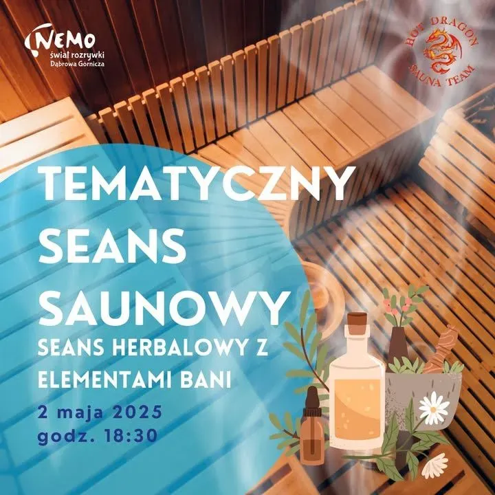 Zdjęcie wydarzenia Tematyczny Seans Saunowy – Herbalowy Rytuał z Elementami Bani
