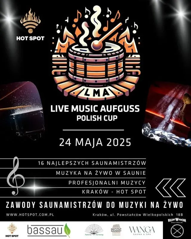 Zdjęcie wydarzenia Live Music Aufguss 2025 Polish Cup