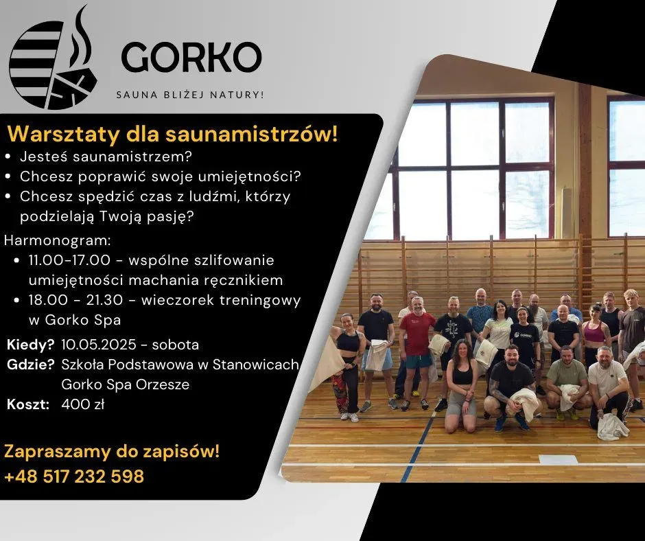 Zdjęcie wydarzenia Warsztaty doskonalenia technik saunamistrzowskich