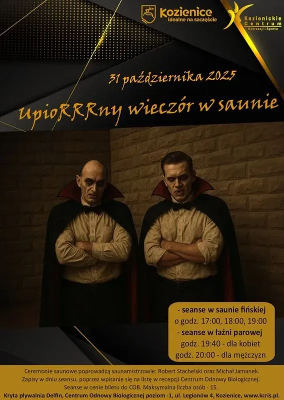 Zdjęcie wydarzenia UpioRRRRny wieczór w saunie