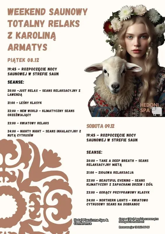 Zdjęcie wydarzenia Weekend saunowy z Karoliną Armatys - dzień 2