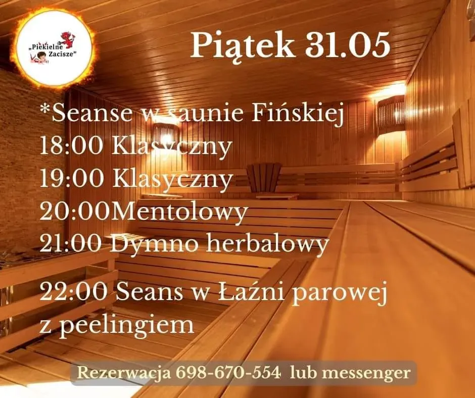 Zdjęcie wydarzenia Saunowy Piątek