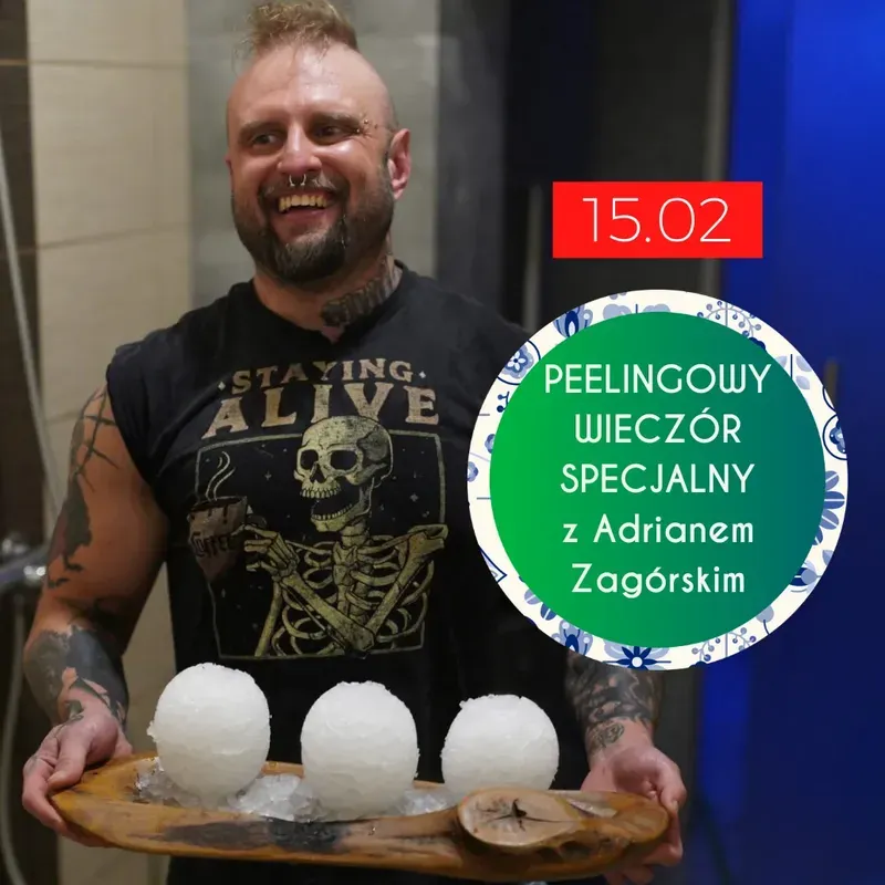 Zdjęcie wydarzenia Peelingowy wieczór specjalny z Adrianem Zagórskim