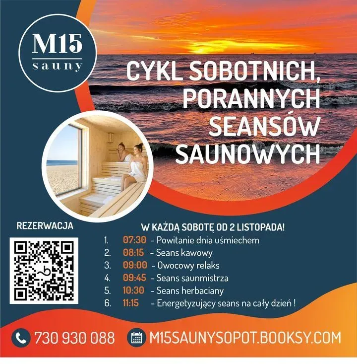 Zdjęcie wydarzenia Poranne seanse saunowe