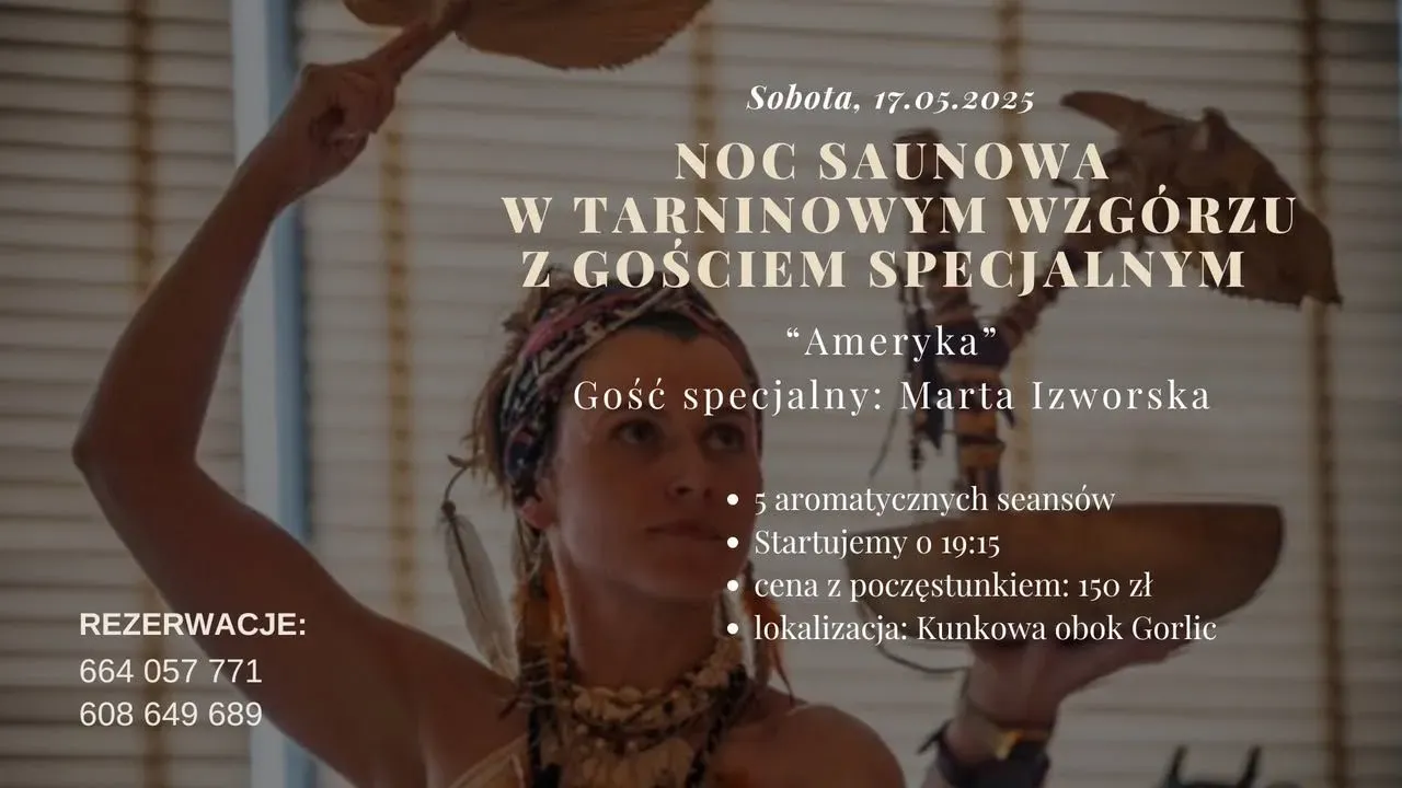 Zdjęcie wydarzenia Noc saunowa z Martą Izworską