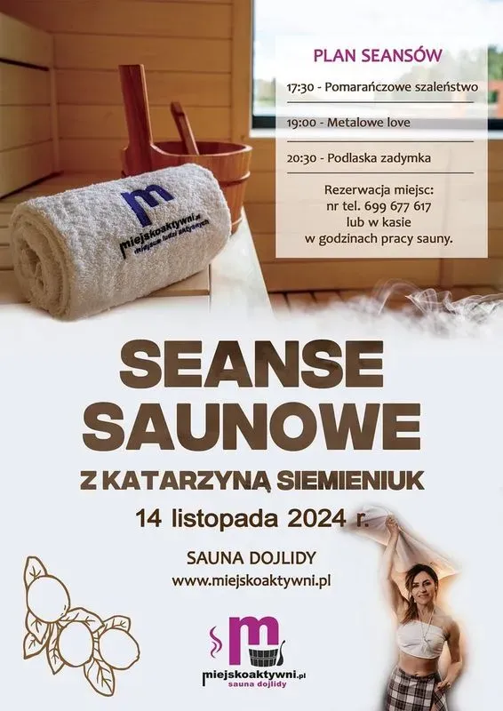 Zdjęcie wydarzenia Seanse saunowe na Dojlidach
