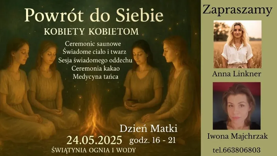 Zdjęcie wydarzenia Dzień Matki * Powrót do Siebie * Kobiety Kobietom