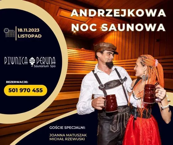 Zdjęcie wydarzenia Andrzejkowa Noc Saunowa