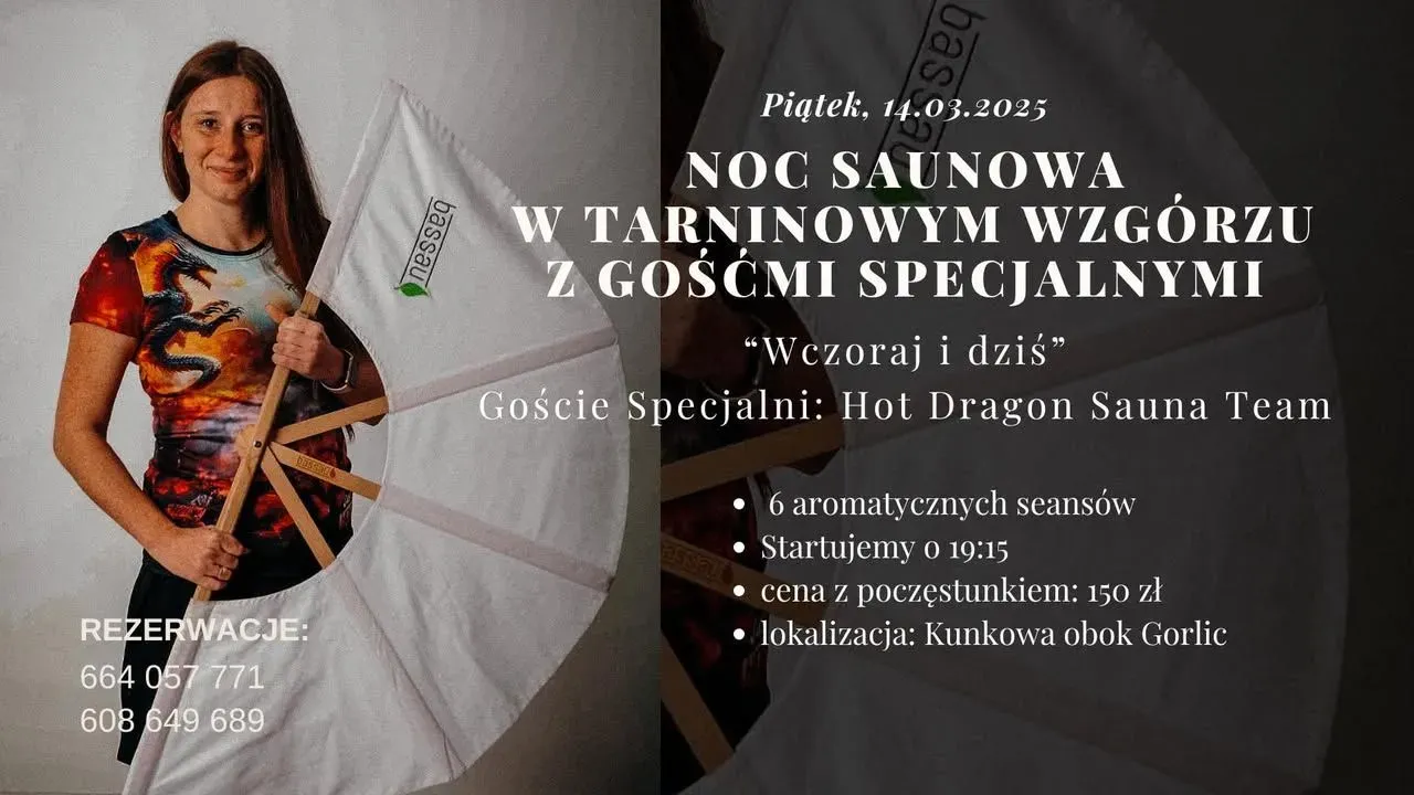 Zdjęcie wydarzenia Noc Saunowa z Hot Dragon Sauna Team