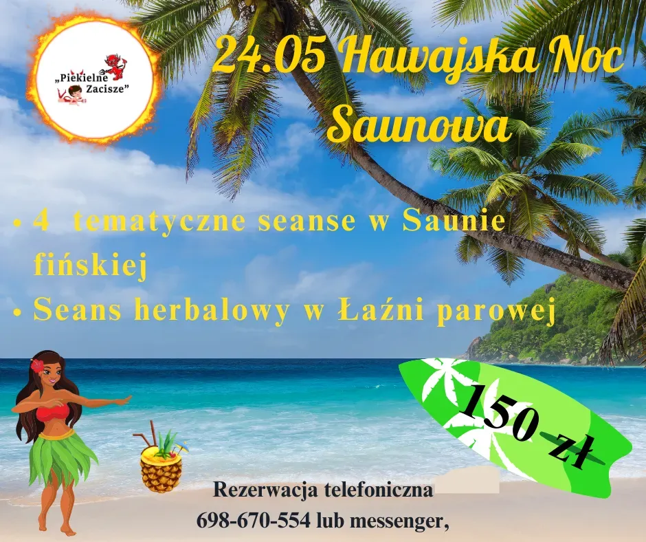 Zdjęcie wydarzenia Hawajska Noc Saunowa