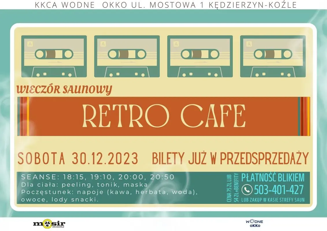 Zdjęcie wydarzenia Wieczór Saunowy - Retro Cafe