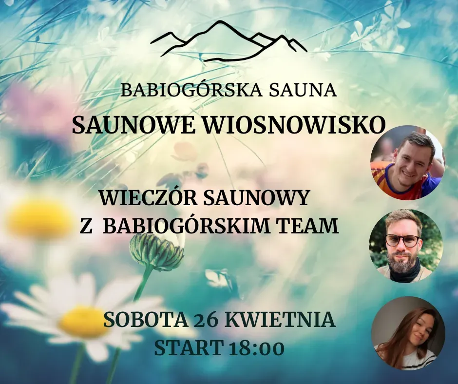 Zdjęcie wydarzenia Saunowe WIOSNOWISKO