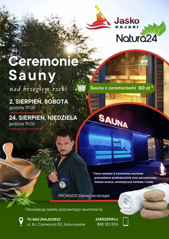 Zdjęcie wydarzenia Ceremonie sauny nad brzegiem rzeki