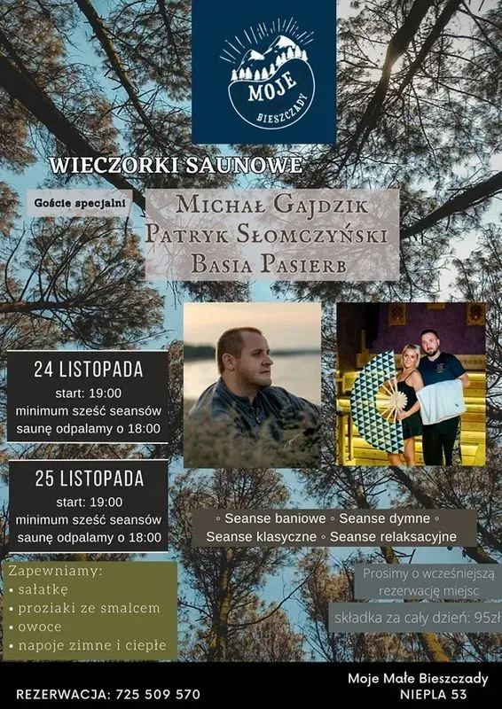 Zdjęcie wydarzenia Wieczorek Saunowy - dzień 2