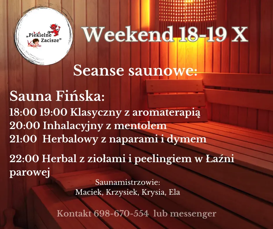Zdjęcie wydarzenia Weekend w saunie