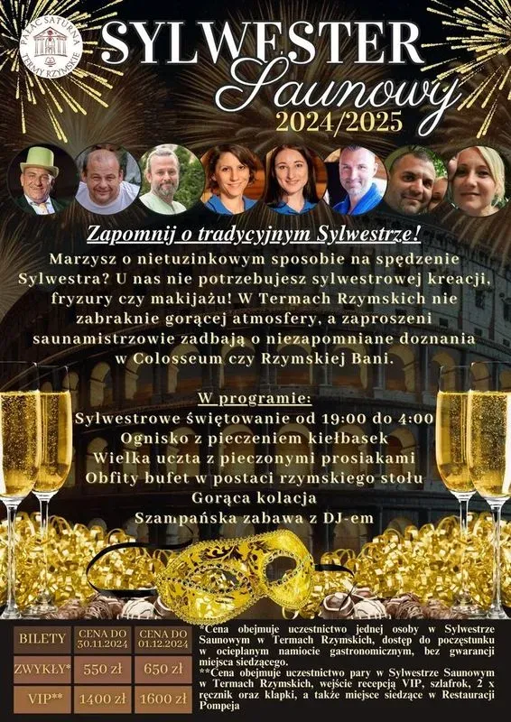 Zdjęcie wydarzenia Saunowy Sylwester
