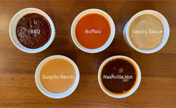 Savory Grill Food Options