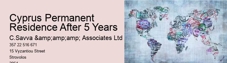 Cyprus Permanent Residence After 5 Years