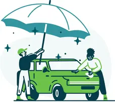 Bumper to bumper warranty icon