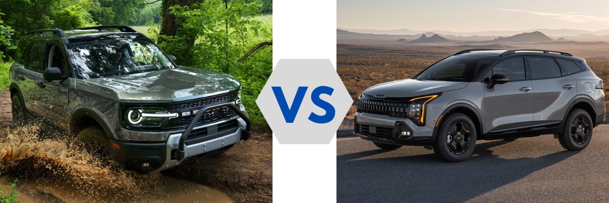 2026 Ford Bronco Sport vs 2026 Kia Sportage