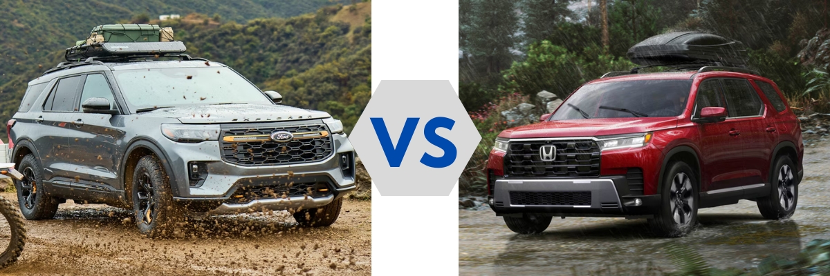 2026 Ford Explorer vs 2026 Honda Pilot