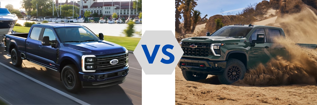 2026 Ford Super Duty vs 2026 Chevy Silverado HD