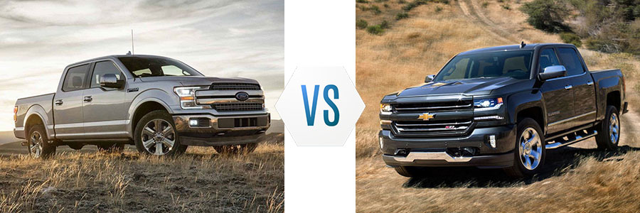 2018 Ford F-150 vs Chevy Silverado 1500