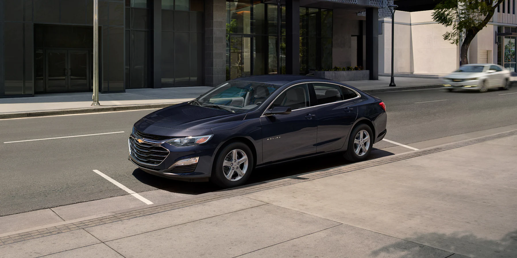 Chevy Malibu on the Road