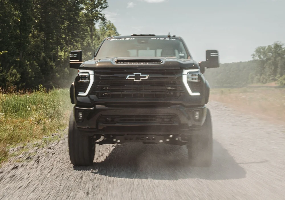 2025 Chevy Silverado 2500 LTZ Black Widow Front