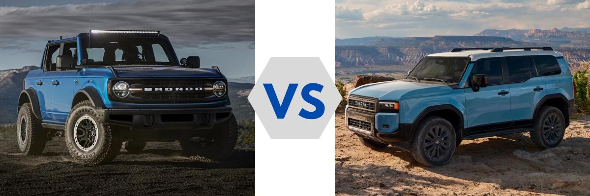 2025 Ford Bronco vs 2025 Toyota Land Cruiser
