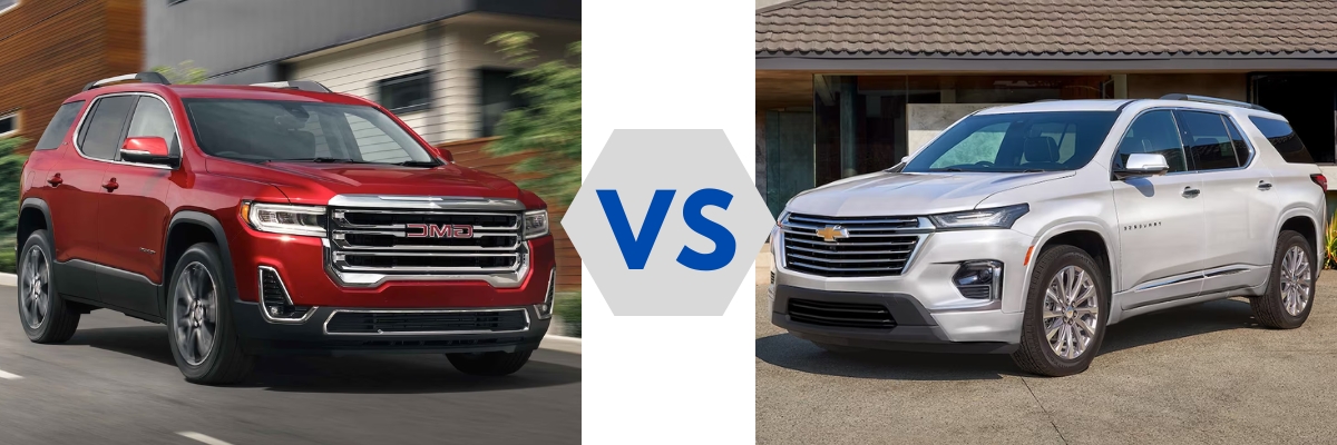 2025 GMC Acadia vs 2025 Chevy Traverse