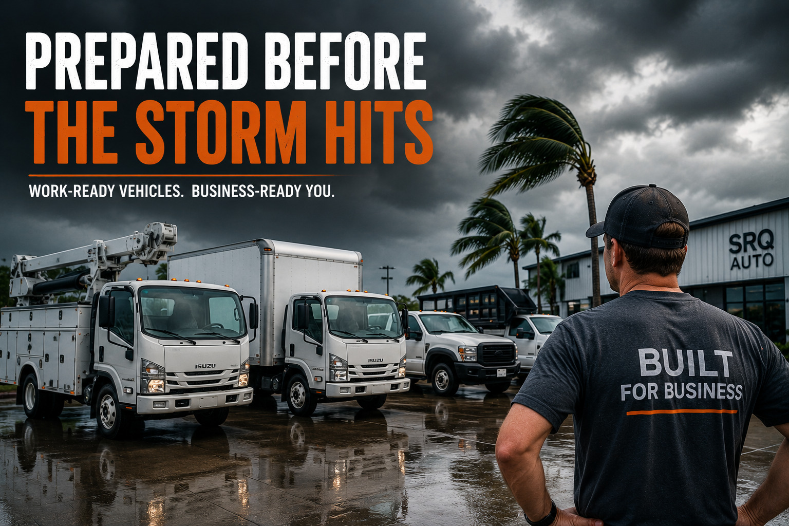 Why Businesses Choose Work-Ready Commercial Vehicles Before Storm Season