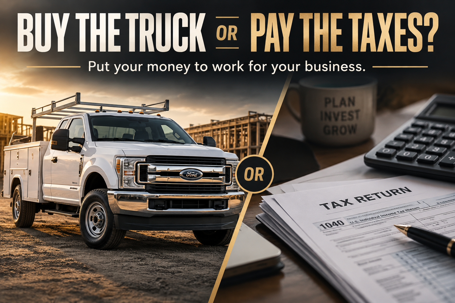 Buy the Work Truck or Pay the Taxes? How Section 179 Can Change the Math in 2026