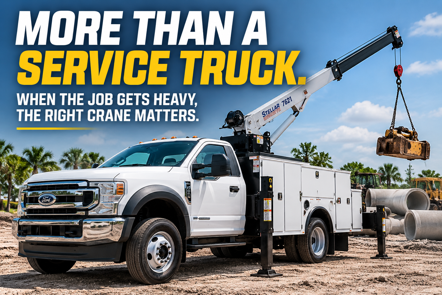 Used Service Trucks With Cranes: What to Know Before You Buy