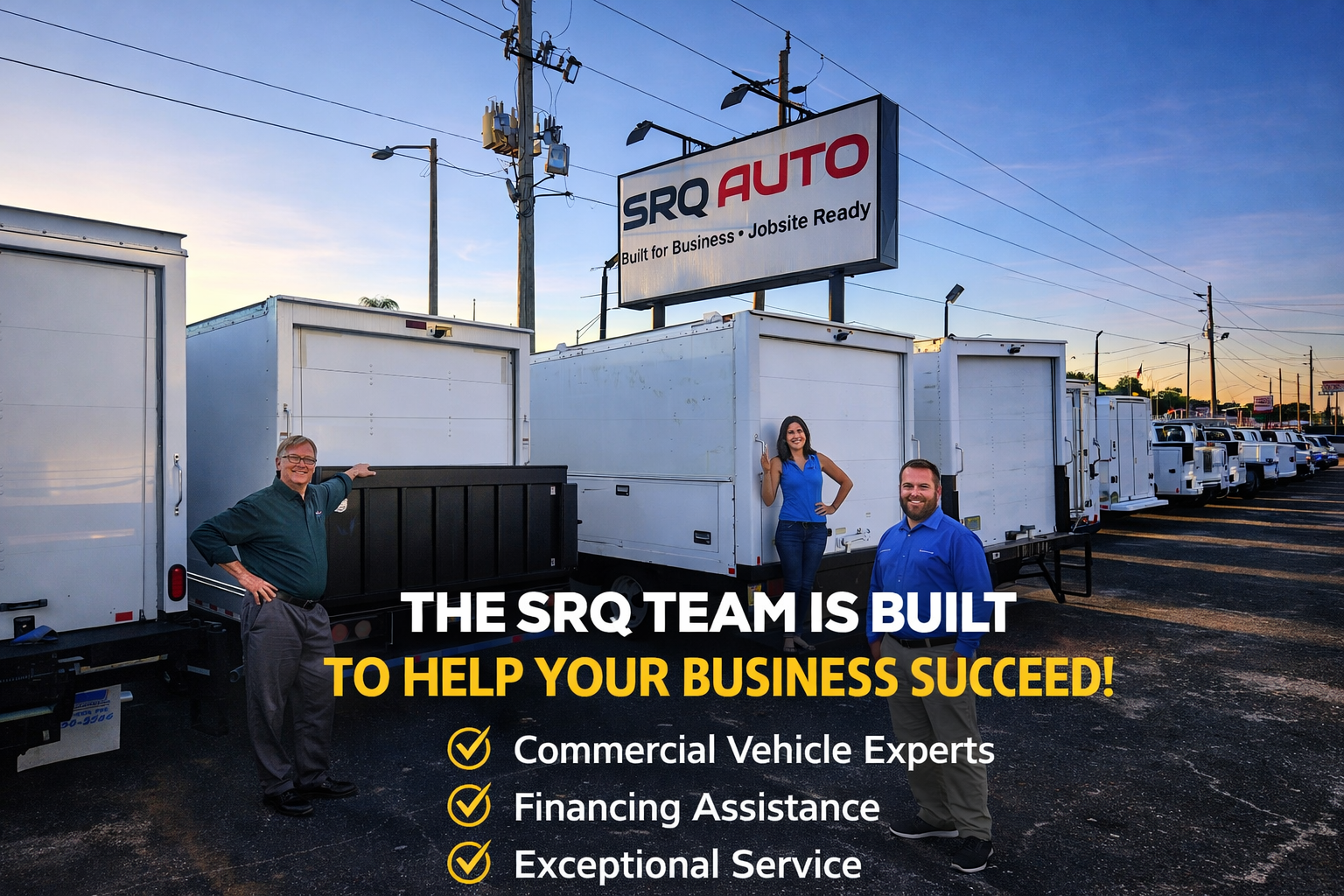Your Business Engine: Premium Pre-Owned Commercial Vehicles at SRQ Auto