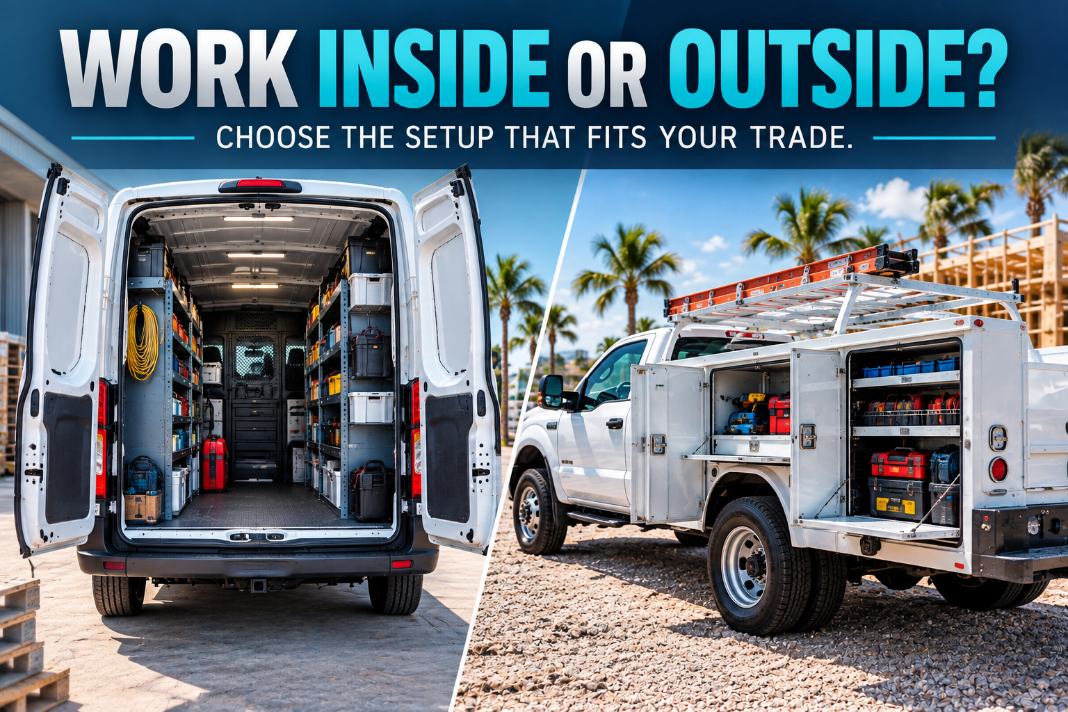 Cargo Van or Service Body Truck: Which Is Better for Your Trade?