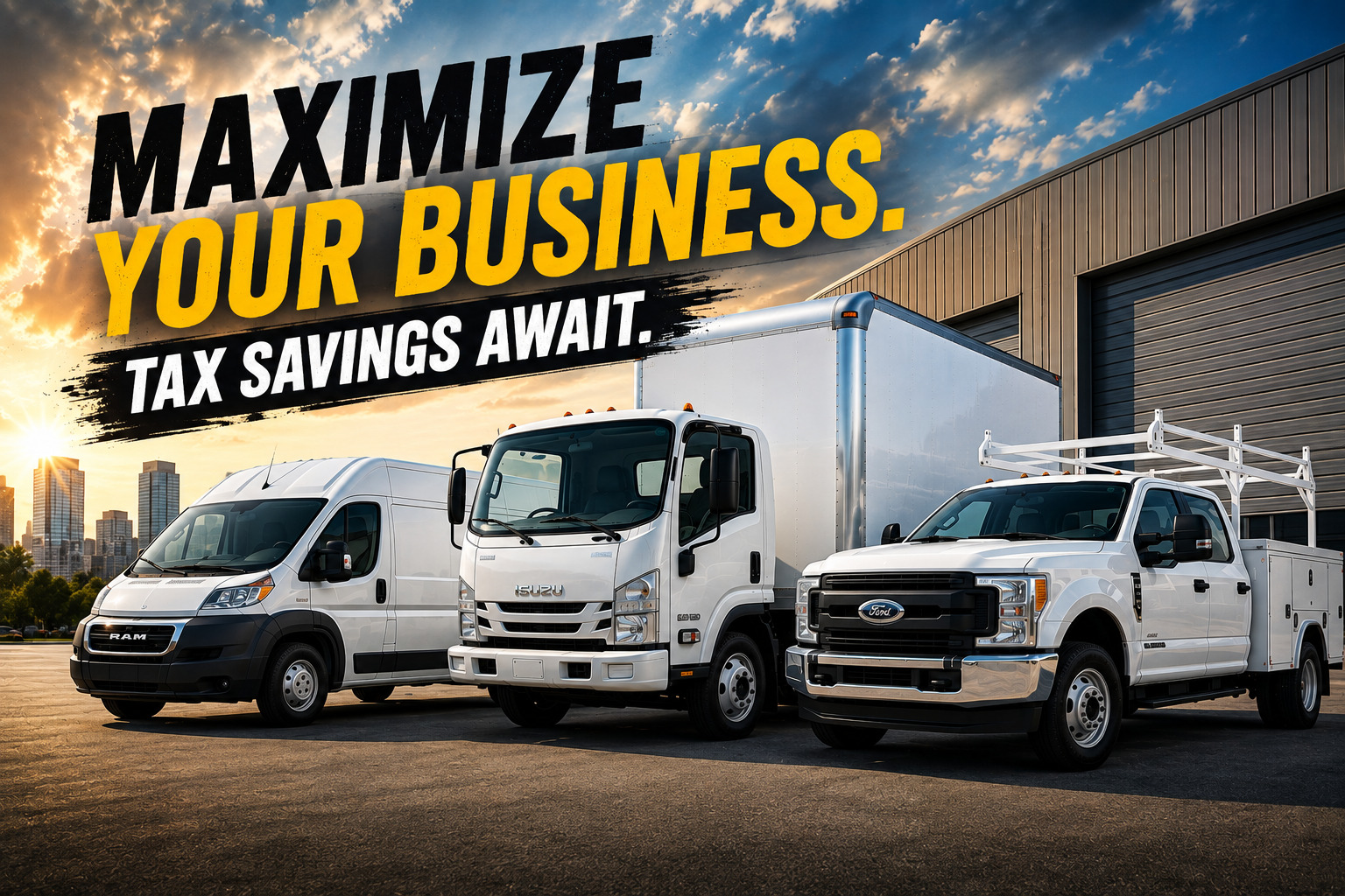 Which vehicles qualify for the full Section 179 tax write-off?